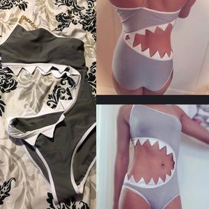 Shark swim suit